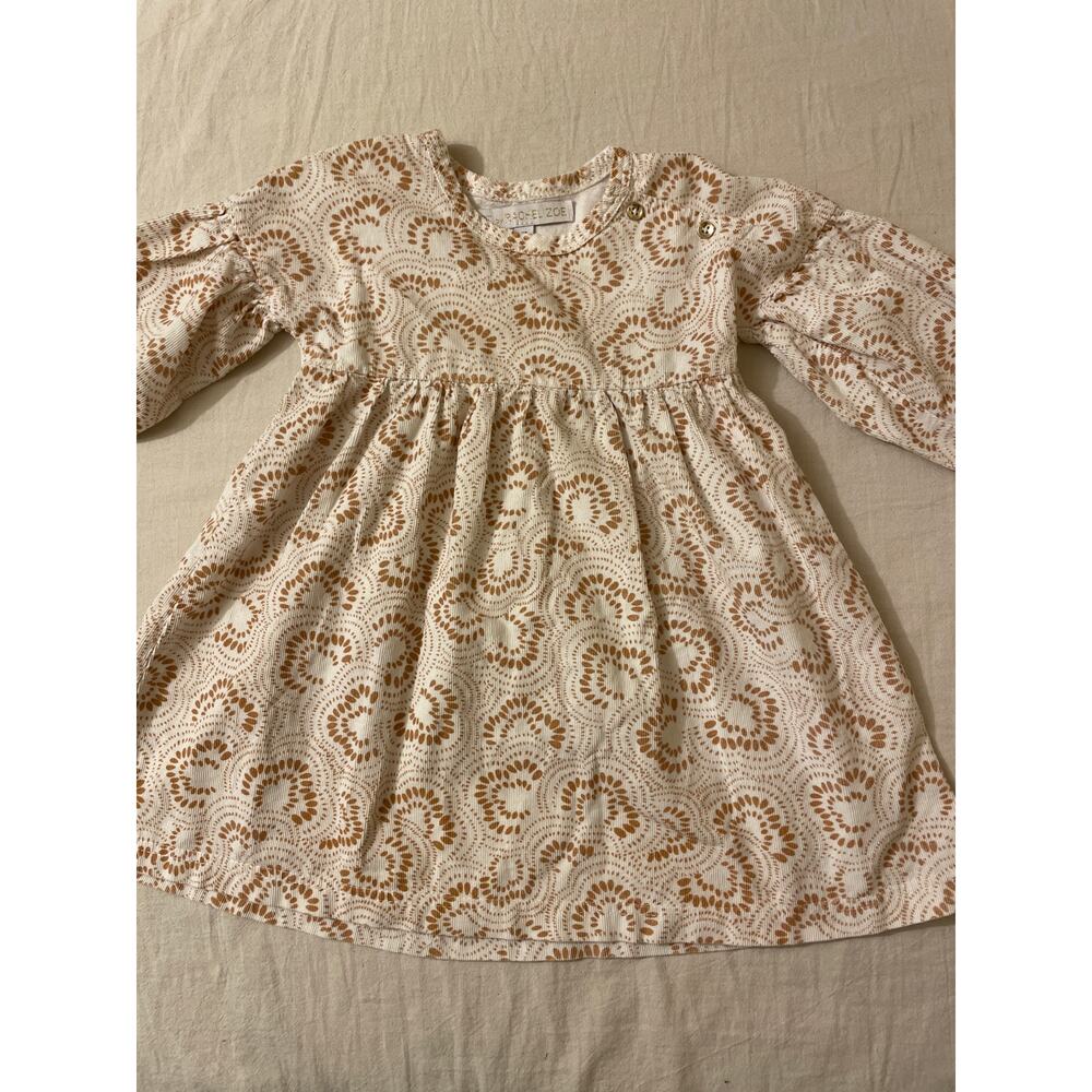 Rachel Zoe Kids Size 2T Long Sleeve‎ Corduroy Dress Print Casual Play